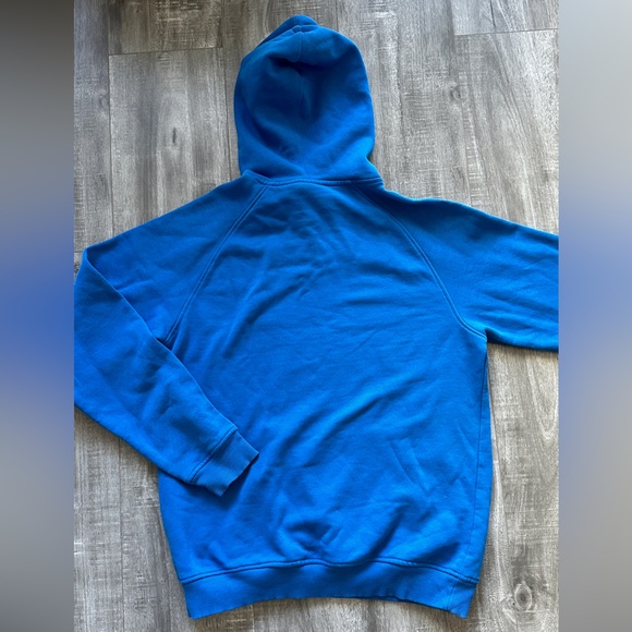 adidas Originals Mens Adicolor Classics Trefoil Hoodie Blue - Medium - Picture 4 of 6